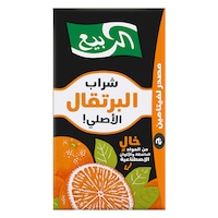 الربيع شراب البرتقال - الطعم الأصلي، 125 مل، خالٍ من المواد الحافظة والألوان الاصطناعية، مصدر لفيتامين C