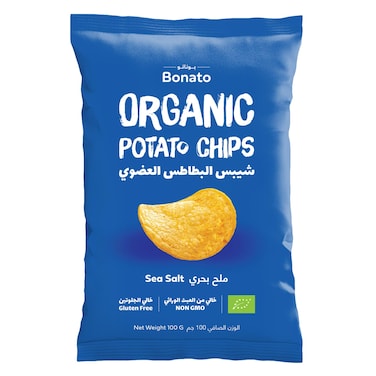Bonato Organic Potato Chips Sea Salt 100g