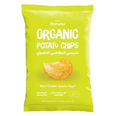 Bonato Organic Potato Chips Sour Cream 100g