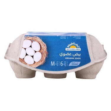 ناتشر لاند بيض عضوي 6 قطع
