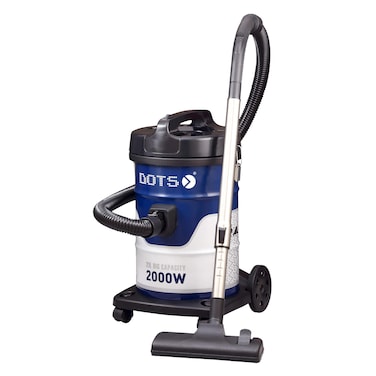 Dots VD-214B Tank Drum Vacuum Cleaner 2000W 21L Blue