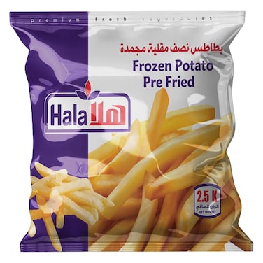 Hala Frozen Potato, 2.5kg