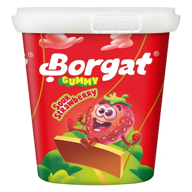 Borgat Sour Strawberry Tub 160g