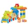 Blocks Game - Funny Block Train, 62 Pieces, 1-2-3 Learning Train, Great Activity Play for Children, Suitable for 3+ Ages
