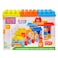 Blocks Game - Funny Block Train, 62 Pieces, 1-2-3 Learning Train, Great Activity Play for Children, Suitable for 3+ Ages