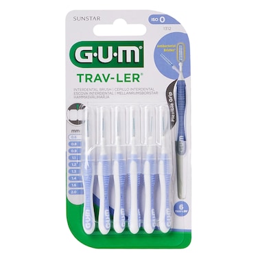 Gum Trav-Ler Interdental Brush 6 Pieces