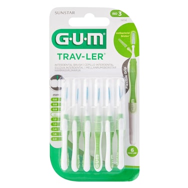 Gum Traveler - Interdental Brush 1.1mm 6 Pieces