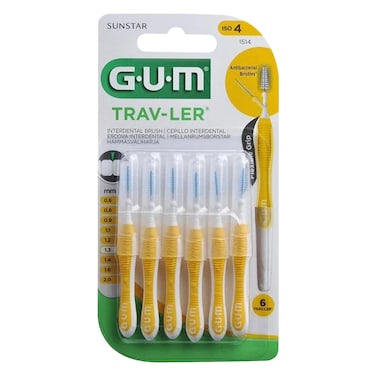 Gum Traveler - Interdental Brush 1.3mm 6 Pieces