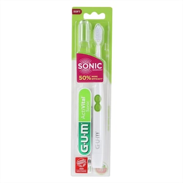 GUM ActiVital Sonic Electric Toothbrush, 1 Piece