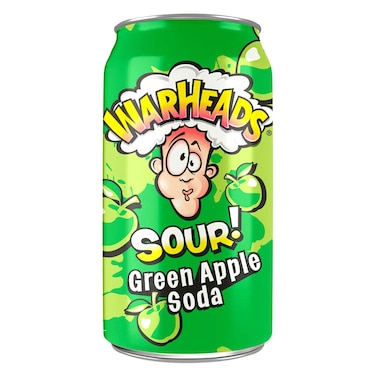 Warheads Sour Green Apple 355ml