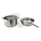 Wilson Stainless Steel Cooking Set With Induction Bottom Silver 12 PCS