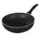 Wilson Marble Coating Aluminium Pressed Wok Pan Assorted 26cm