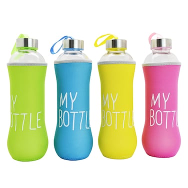 Glass Drinking Bottle 600ml