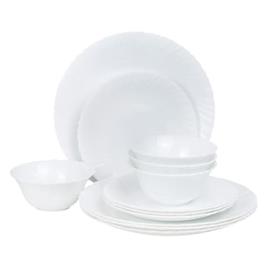CuisineArt Opalware Dinner Set White 12 PCS