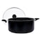 Wilson Black Casserole With Lid 30cm