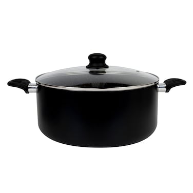 Wilson Black Casserole With Lid 30cm
