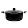 Wilson Black Casserole With Lid 30cm