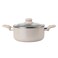 Wilson Oak Stone Marble Coating Casserole With Lid (20cm) Assorted