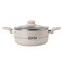 Wilson Oak Stone Marble Coating Casserole With Lid (20cm) Assorted