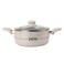 Wilson Oak Stone Marble Coating Casserole With Lid (24cm) Assorted