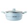 Wilson Oak Stone Marble Coating Casserole With Lid (26cm) Assorted