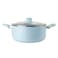 Wilson Oak Stone Marble Coating Casserole With Lid (26cm) Assorted