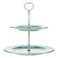 Edessa Lava 2 Tier Cake Stand (20+27cm) Multicolor