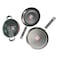 British Chef 4 Piece Nonstick Cookware Jumbo Set 26cm Tawa, 24cm Fry Pan, 24cm Kadai Insulated Handle Powered with Premium Grip