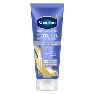 Vaseline Gluta-Hya Serum Burst Lotion,  Overnight Radiance Restore,  200ml