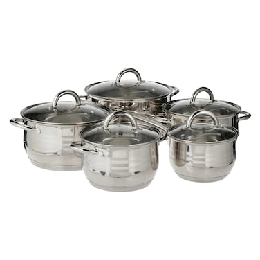 Royalford Stainless Steel Cooking Set 10pcs