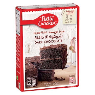 بيتي كروكر مزيج كيك الشوكولاتة الداكنة 430 جرام