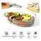 Oval Oven Dish 3 Pieces Set (1.6L + 2.4L + 3L)