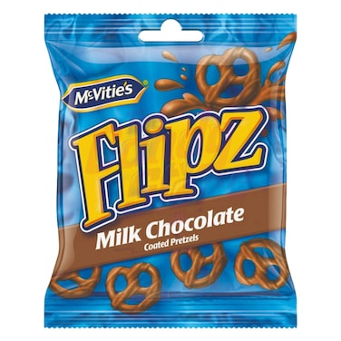 Mcvities Flipz Milk Chocolate Coated Pretzels 39g