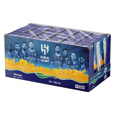 نادك الهلال عصير مانجو 185 مل × 18