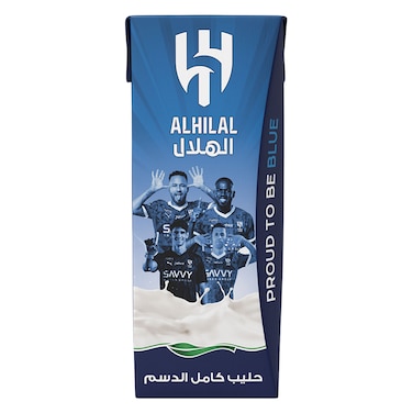 نادك الهلال حليب كامل الدسم طويل الأجل 185 مل