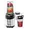 Black &amp; Decker, NutriMaster 600W Blender,700ML Jar, Includes 3 travel cups with lid, Best for soups, smoothies, sauces, baby food and more, Dishwasher Safe, Black, NE600-B5