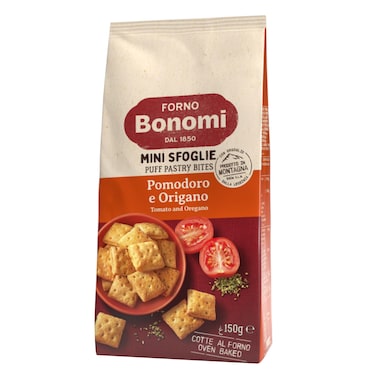 فورنو بونومي قطع باتسري ميني سفيوليه - طماطم وأوريغانو - مخبوز في الفرن 150 جرام