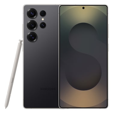 سامسونج جالكسي S25 هاتف ذكي مزدوج الشريحة 12 جيجابايت رام، 512 جيجابايت، الجيل الخامس - أسود تيتانيوم