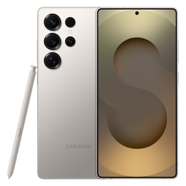 سامسونج جالكسي S25 هاتف ذكي مزدوج الشريحة 12 جيجابايت رام، 512 جيجابايت، الجيل الخامس - رمادي تيتانيوم