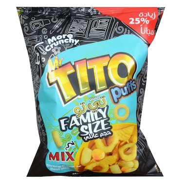 مستر تيتو منتفخات نكهات متنوعة 70 جرام