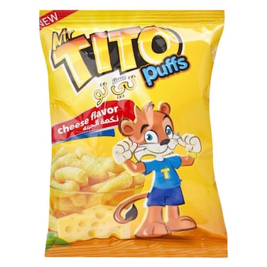 Mr.Tito Puffs Cheese Flavor 18g