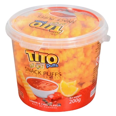 Mr. Tito Puffs Chili &amp; Lemon 200g