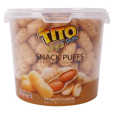 Mr.Tito Snack Puffs Peanuts Flavor 200g