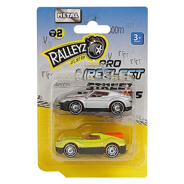 Metal Vehicle With 2 Cars Set Assorted