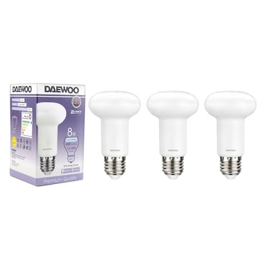 Daewoo LED Bulb 8W, 3 Pieces Combo