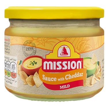 ميشن صوص خفيف مع جبنة الشيدر 300 جرام