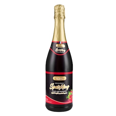 Freshly Sparkling Red Grapes &amp; Raspberry Juice 750ml