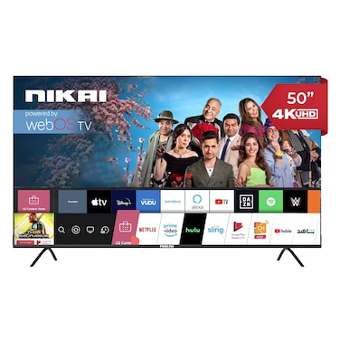 Nikai NIK50MEU4 4K Ultra HD WebOS Smart QLED TV 50 Inch Black