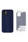 Primo Plus واقٍ غطاء لـ iPhone 11 مع مدمج-في هاتف حامل - Dark أزرق