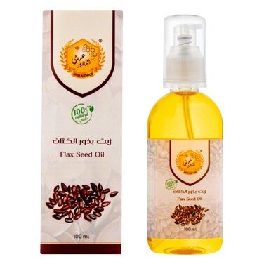 عرش الزهور - زيت بذور الكتان 100 مل